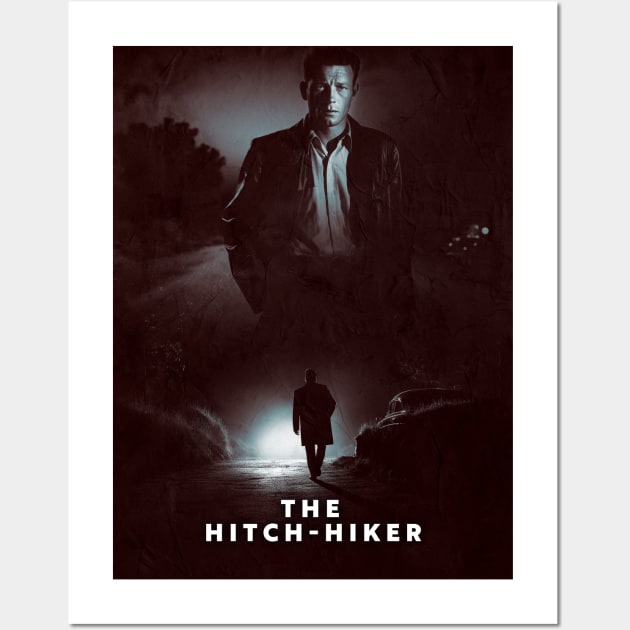 The Hitch-Hiker (1953) Wall Art by MonoMagic